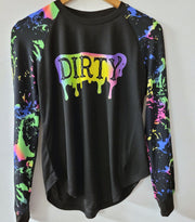 Dripping Dirty Florescent Long Sleeve