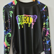 Dripping Dirty Florescent Long Sleeve