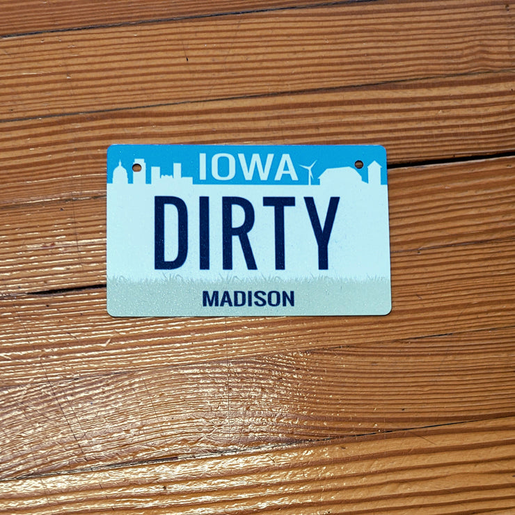 Dirty License Plate
