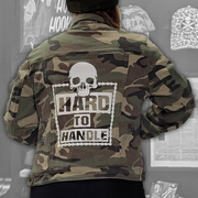Women’s “Hard to Handle” Camo Denim Jacket