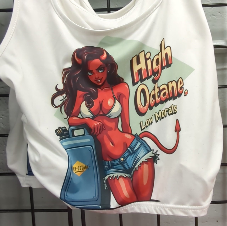 High Octane, Low Morals Tank Top