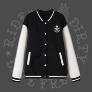 Ride Dirty Live Free, Men's Letterman Jacket