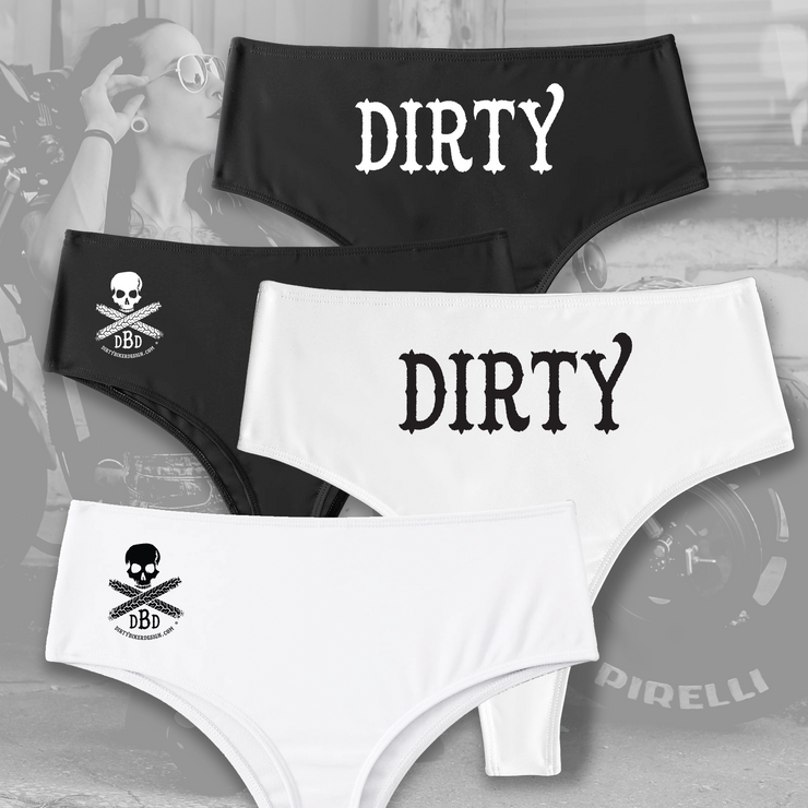 Dirty High Waisted Bikini Bottom