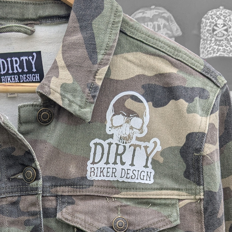 Women’s “Hard to Handle” Camo Denim Jacket