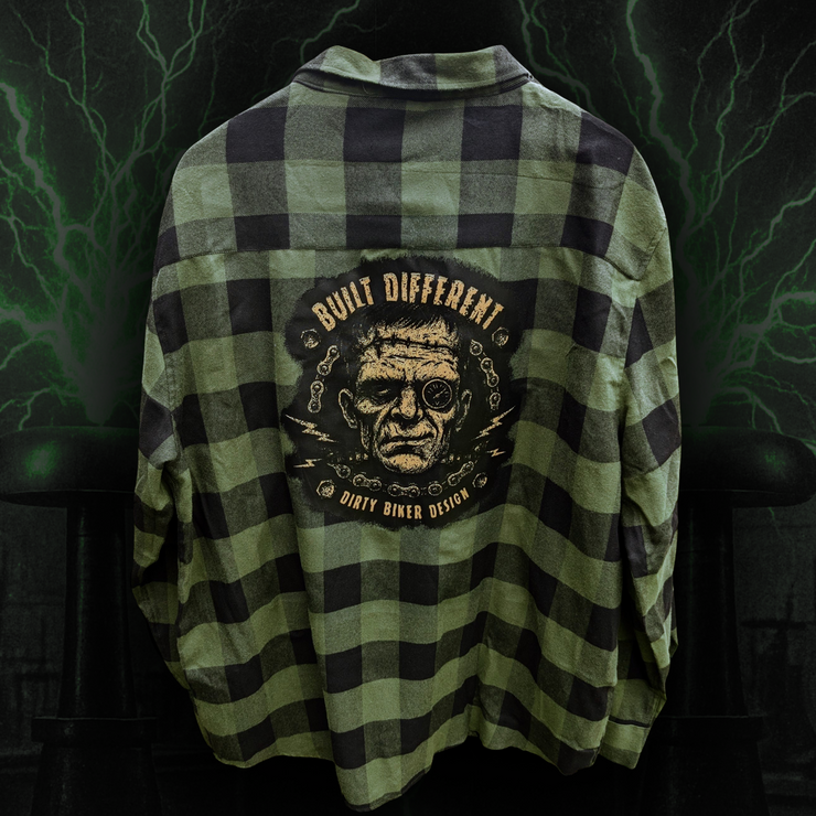 “Built Different” Plaid Flannel