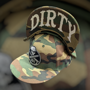 Dirty Patch Camo Snapback Hat