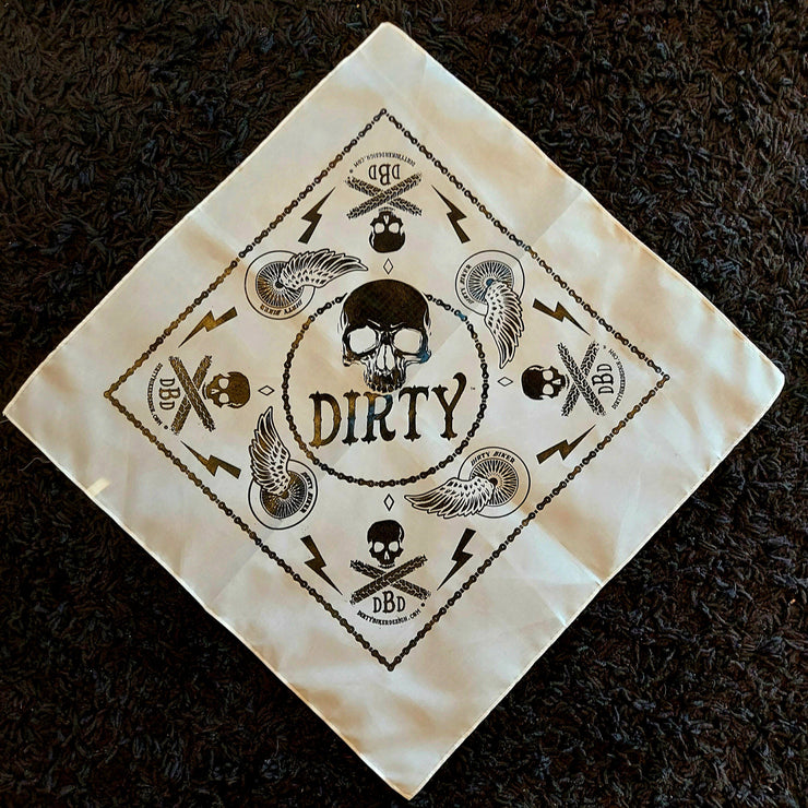 Dirty Biker Design Dirty Skull Bandannas
