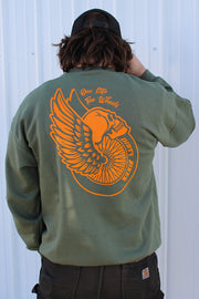 One Life, Two Wheels Pullover