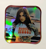 Scooter Hussy Holographic Sticker