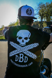 Dirty Biker Design - Logo T-Shirt (back)